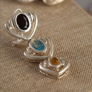 Sterling silver earrings 925 stamp